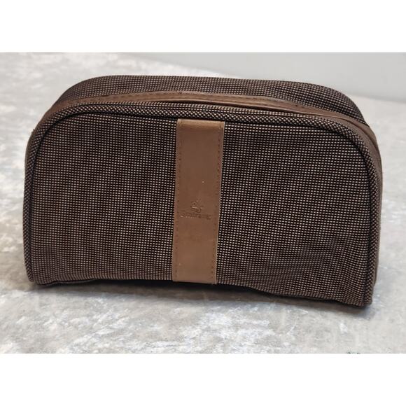 BVLGARI Mens Brown Emirates Toiletry Bag - Picture 1 of 7